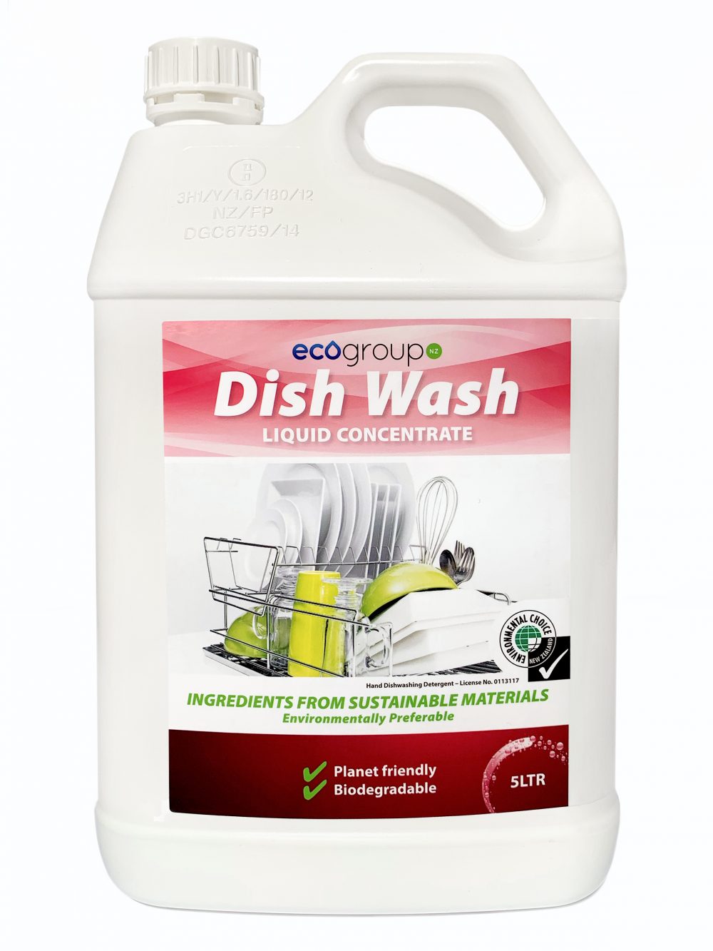Dish Wash Liquid Concentrate Eco Group NZ Ltd.